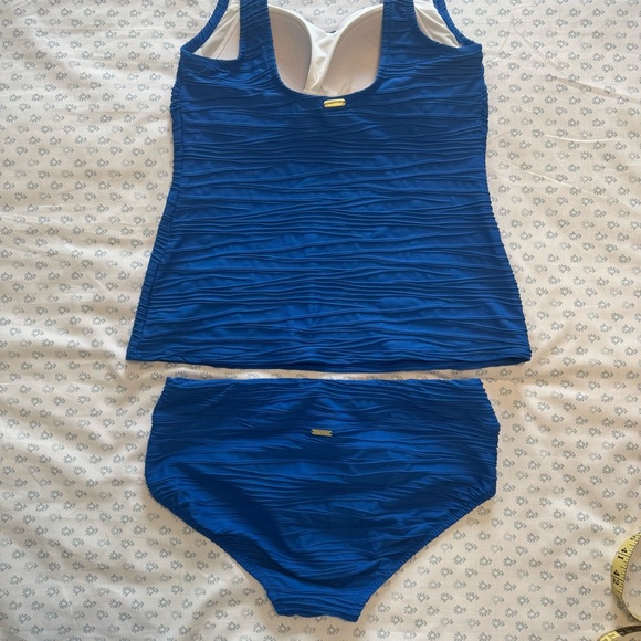 Lands End Royal Blue Two Piece Swimsuit - Picture 13 of 13